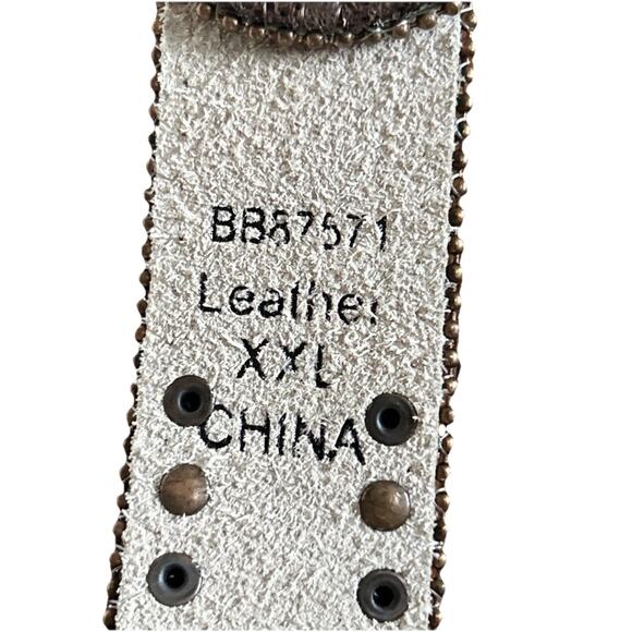NEW Bit & Bridle Women's RHINESTONE Western Cowgirl Belt - SIZE XXL Bling Chic - Picture 6 of 8